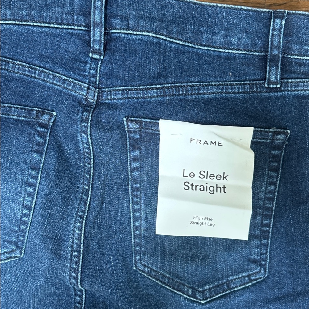 Frame Denim Le Sleek Straight Leg Jeans Sz 29 - Picture 4 of 6